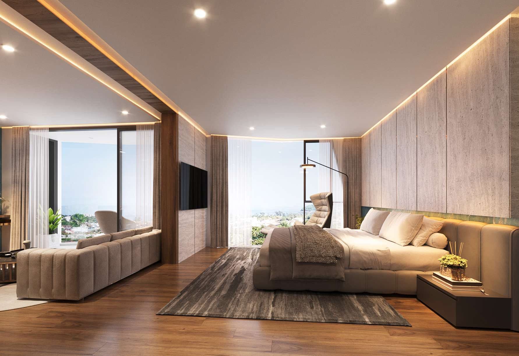 Two-bedroom interior