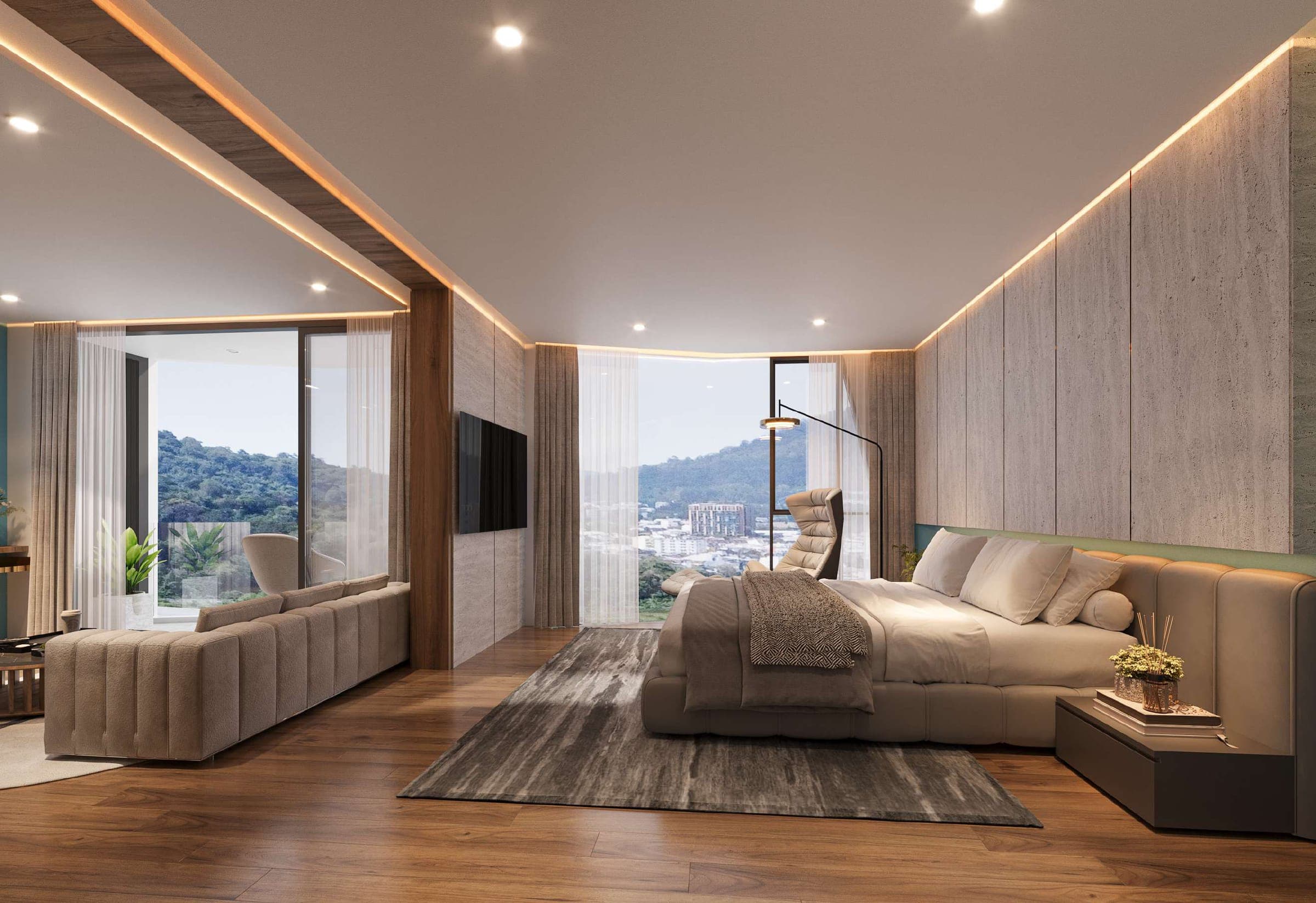 Two-bedroom Type E interior