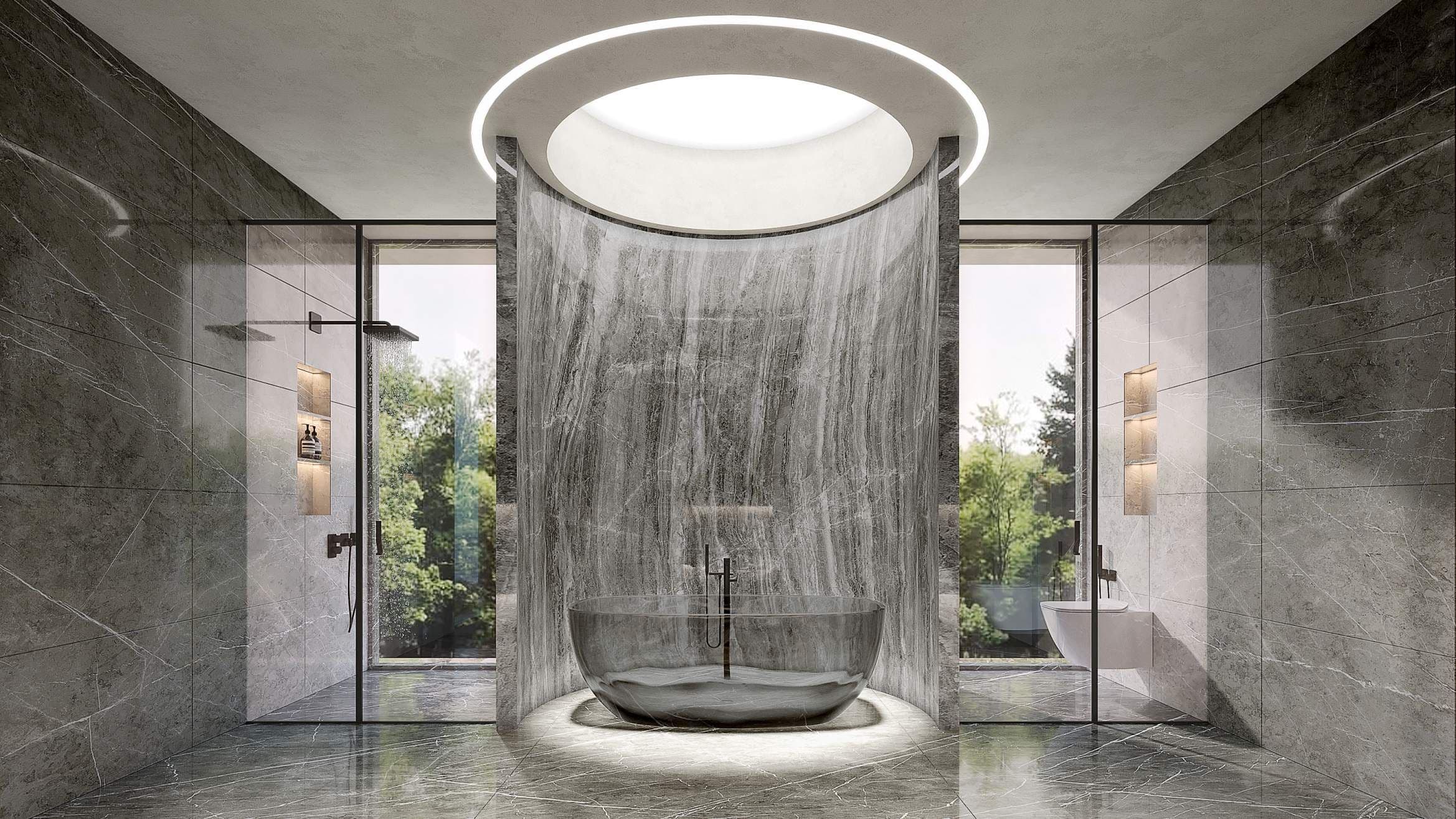 Master bathroom
