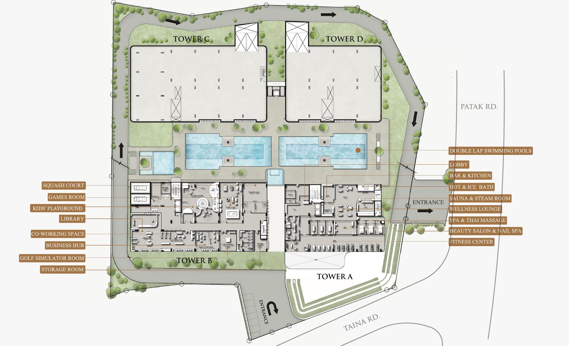 Ever Prime Residences facilities plan