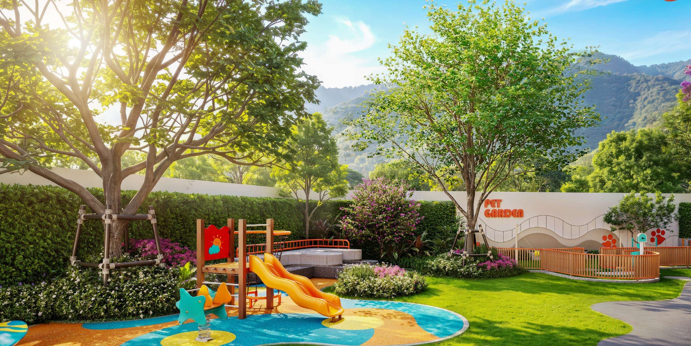 Fizzy Lawn and playground
