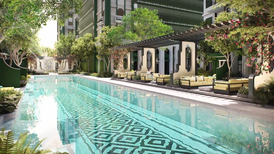 The Indigo Oasis pool