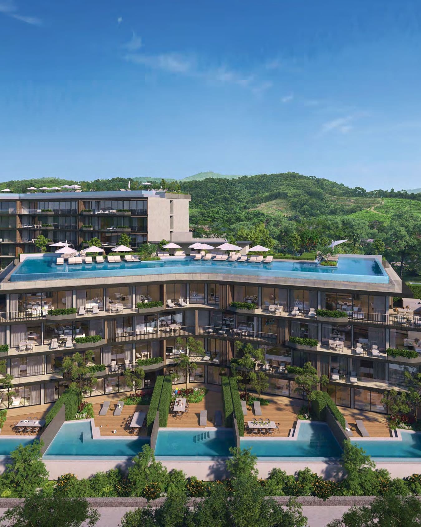 Residences and pools