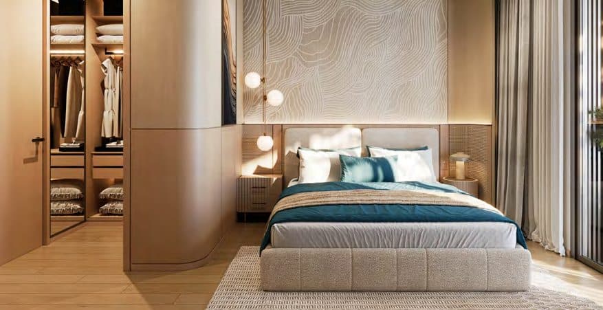 Bedroom with walk-in wardrobe