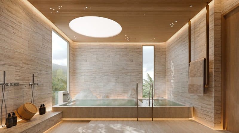 Clubhouse onsen