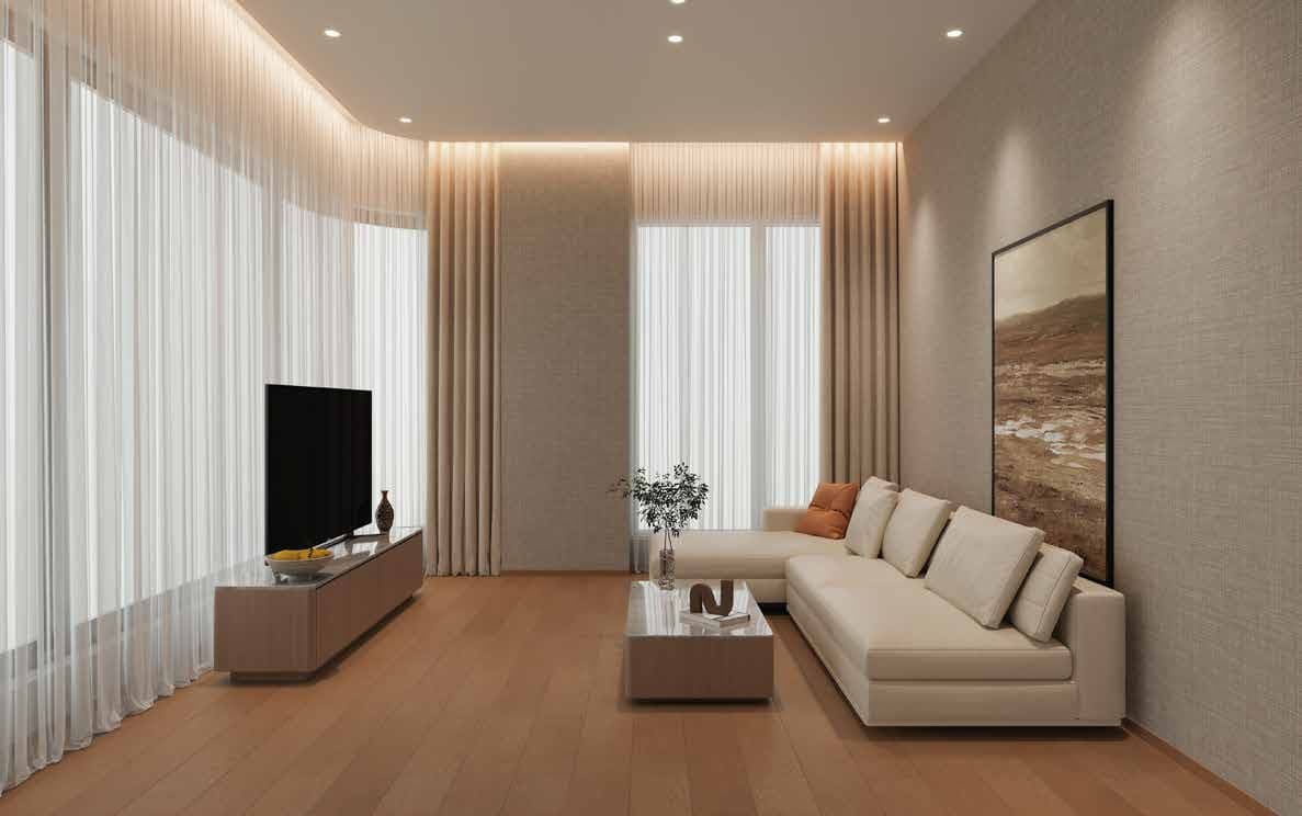Corner unit living room