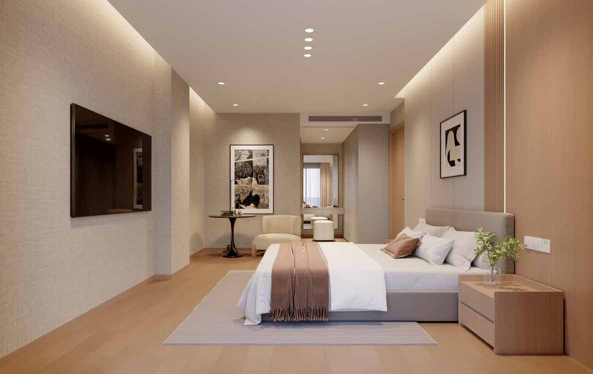 Two-bedroom master bedroom