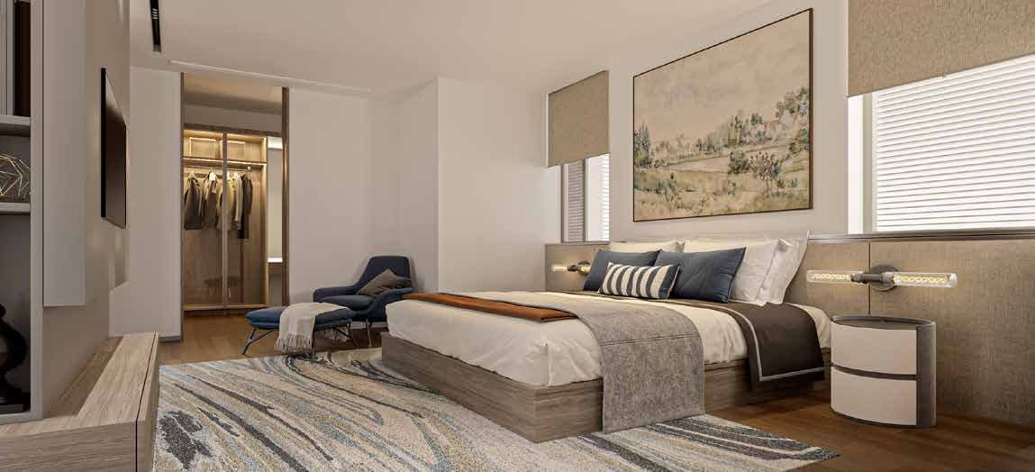 Bedroom with walk-in wardrobe