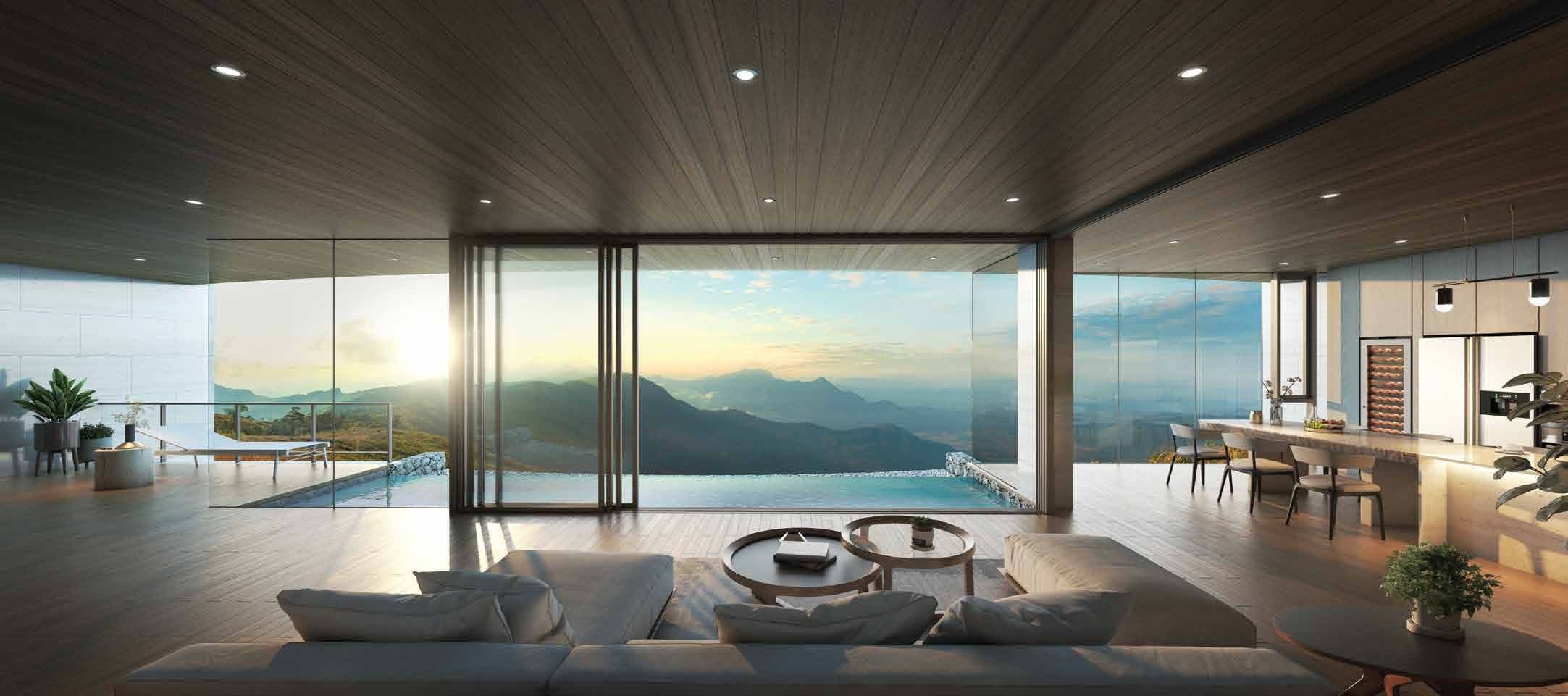 Top-floor living room