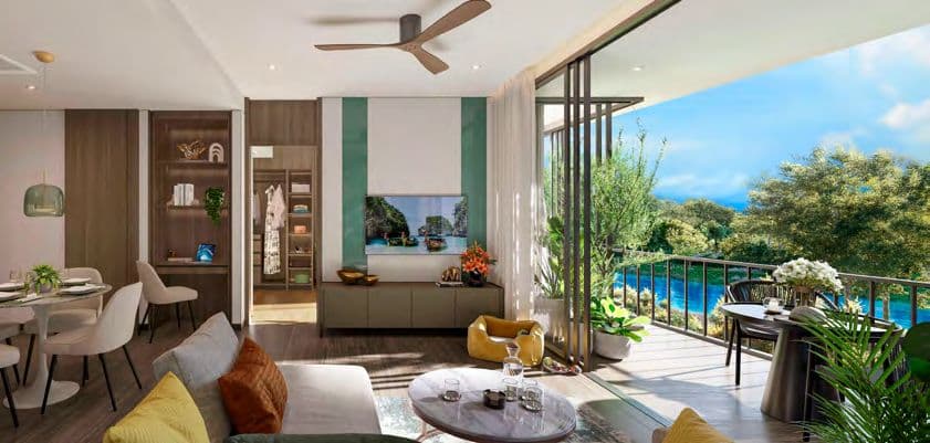 Two-bedroom living room