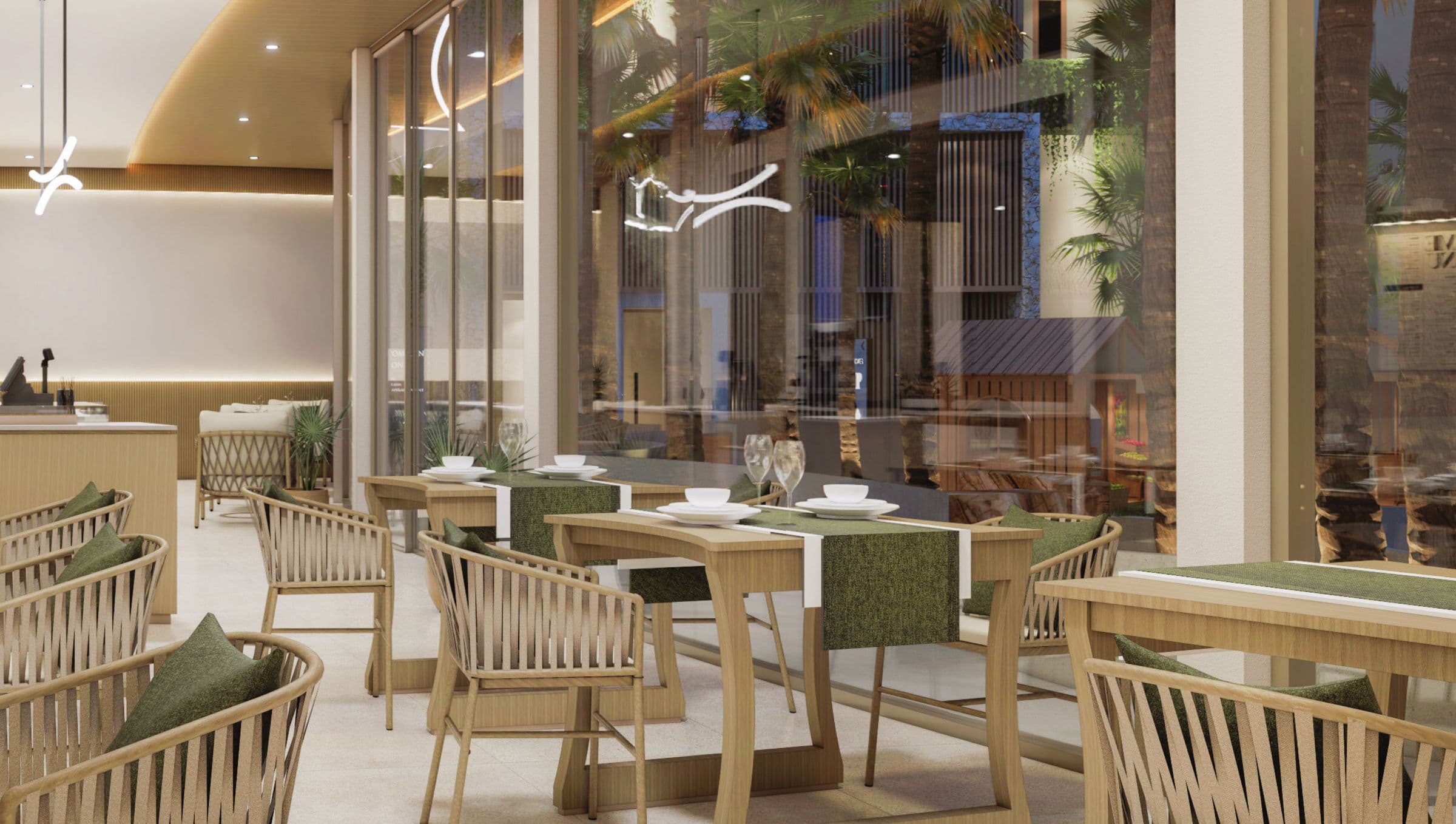 Restaurant dining room