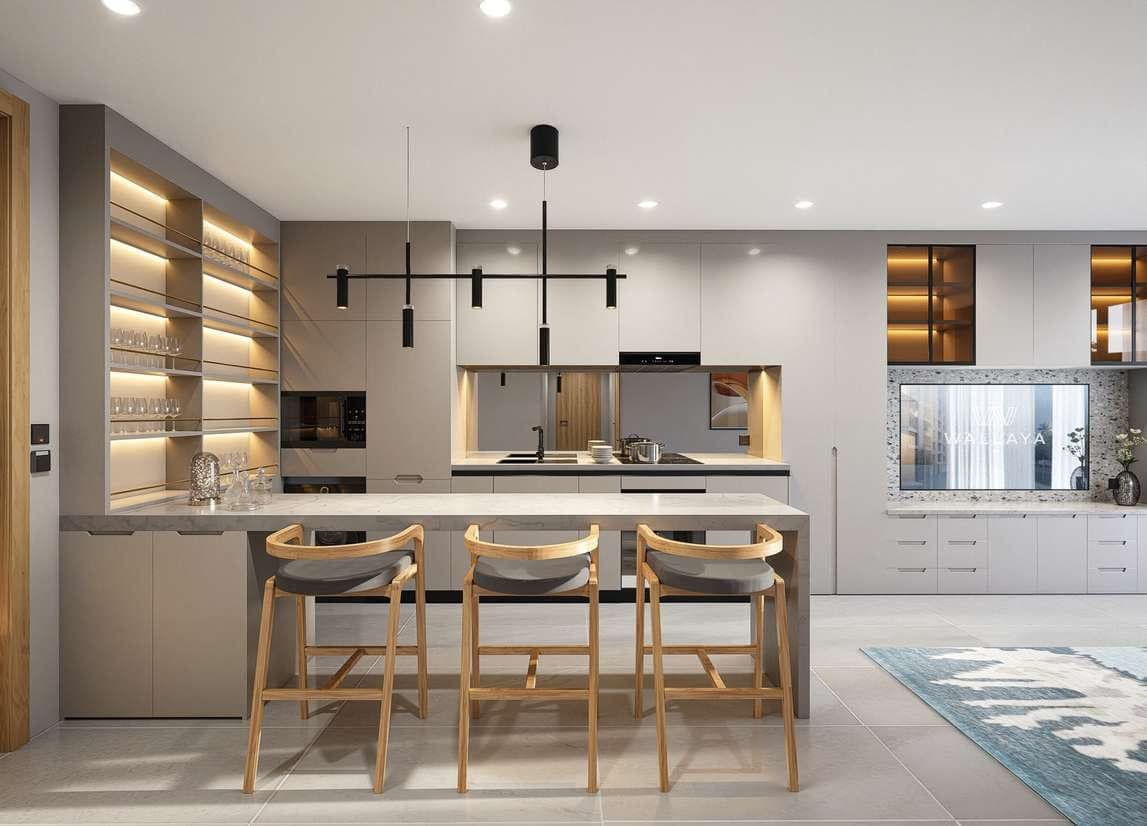 Two-bedroom kitchen