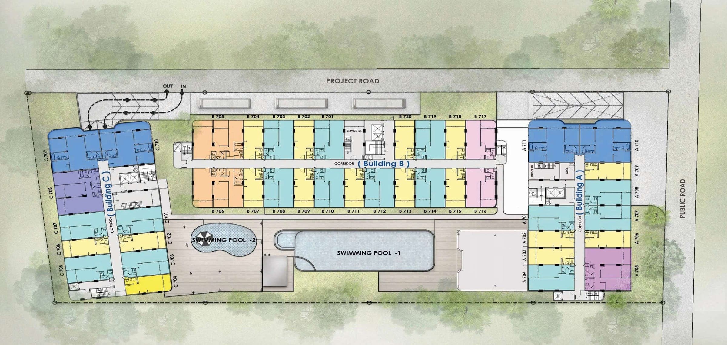 Wallaya Residence 7th floor master plan