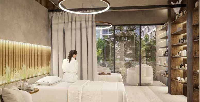 Spa treatment room
